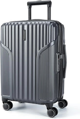 BAGSMART Expandable Carry On Luggage 22x14x9 Airline Approved, Carry-On Suitcase, Grey