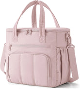 BAGSMART Puffy Insulated Lunch Bag, 13L Lightweight Tote