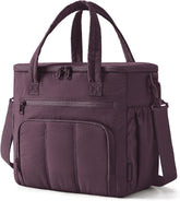 BAGSMART Puffy Insulated Lunch Bag, 13L Lightweight Tote
