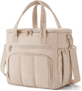 BAGSMART Puffy Insulated Lunch Bag, 13L Lightweight Tote