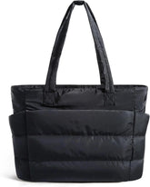BAGSMART Puffy Tote Bag for Women, Lightweight Work Tote Handbag