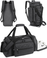 BAGSMART 4-IN-1 Gym Bag for Women Men, TSA Duffle Bag for Travel