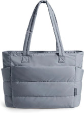 BAGSMART Puffy Tote Bag for Women, Lightweight Work Tote Handbag