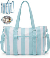 BAGSMART Large Beach Bag for Women, Oversize Tote Bag for Travel/Swim Pool/Summer