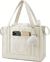 BAGSMART Diaper Bag Tote Puffer Baby Bag Lightweight for Travel, Work