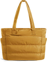 BAGSMART Puffy Tote Bag for Women, Lightweight Work Tote Handbag