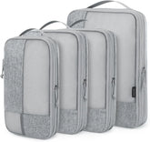 BAGSMART Compression Packing Cubes for Travel, Nylon Luggage Organizer Bags