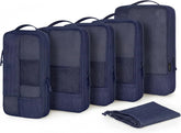 BAGSMART Compression Packing Cubes for Travel, 6 Set Luggage Organizer Bags