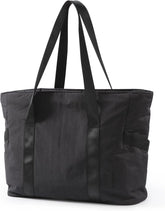 BAGSMART Gym Tote Bag for Women, 24L/28L Travel Tote Yoga Mat Bag