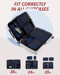 Bagsmart Compression Packing Cubes, Travel Bag Cruise Ship Essentials